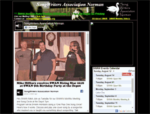 Tablet Screenshot of normansongwriters.org